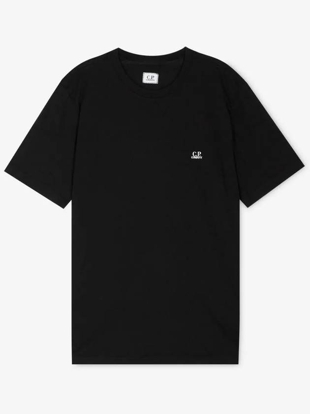 30/1 Jersey Goggle Short Sleeve T-Shirt Black - CP COMPANY - BALAAN 3