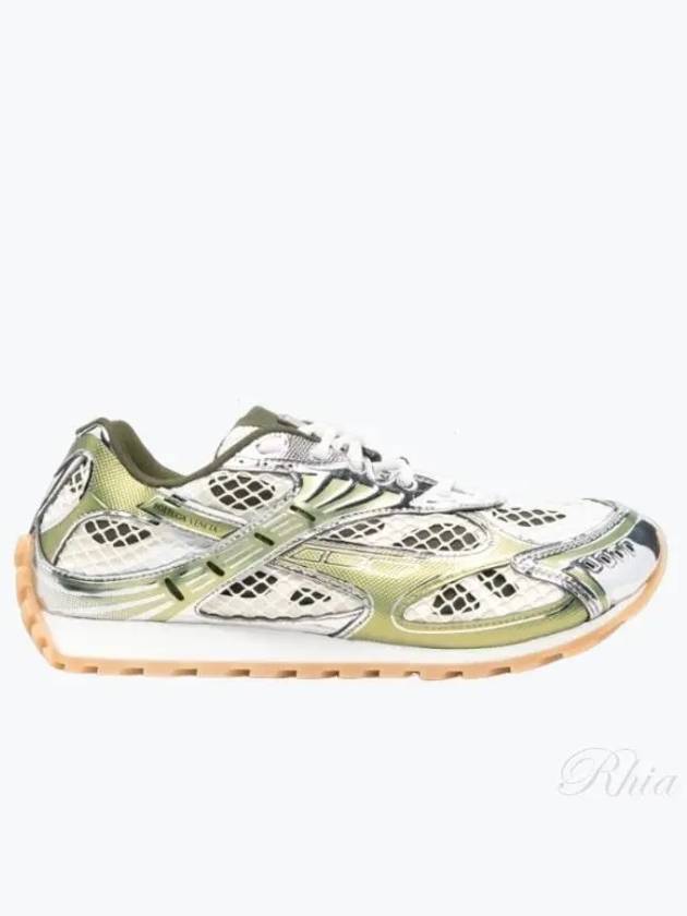 Orbit Mesh Low Top Sneakers Mud White - BOTTEGA VENETA - BALAAN 2