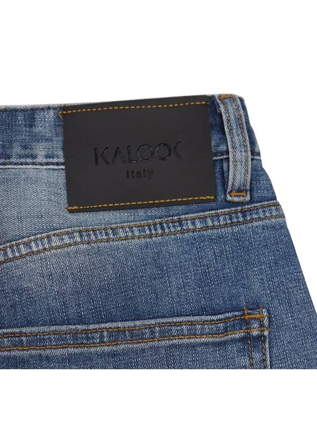 Tapered Spring Autumn Spandex Jeans Light Blue - IKALOOOK - BALAAN 9