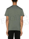 Logo Patch Short Sleeves T-Shirt Green - STONE ISLAND - BALAAN 7