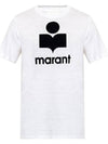 Karman Logo Short Sleeve T-Shirt White - ISABEL MARANT - BALAAN 3