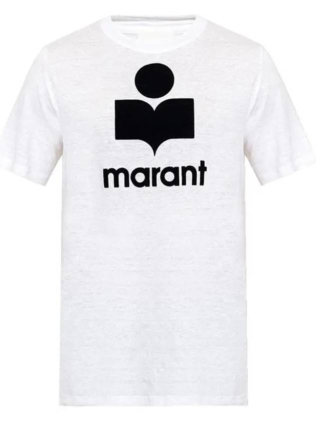 Karman Logo Short Sleeve T-Shirt White - ISABEL MARANT - BALAAN 3