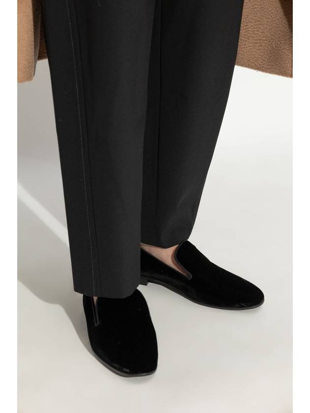 velvet loafers black - MAX MARA - BALAAN 3