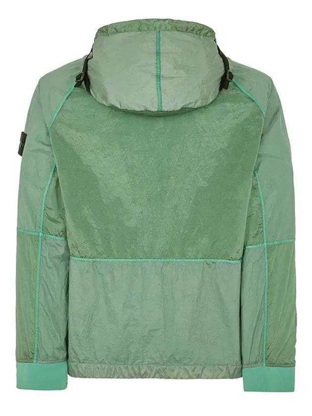 Nylon Metal Windbreaker Light Green - STONE ISLAND - BALAAN 3