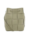 Intrecciato Cassette Small Bucket Bag Travertine - BOTTEGA VENETA - BALAAN 1