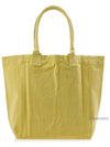 Yenky Embroidered Logo Large Shopper Tote Bag Yellow - ISABEL MARANT - BALAAN 4