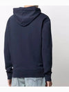 Grey Fox Head Patch Classic Cotton Hoodie Navy - MAISON KITSUNE - BALAAN 5