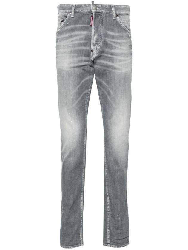 24FW Denim Straight Pants S74LB1544 S30260 852 GRAY - DSQUARED2 - BALAAN 2