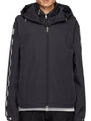 Moyse Logo Zip-Up Hoodie Black - MONCLER - BALAAN 2