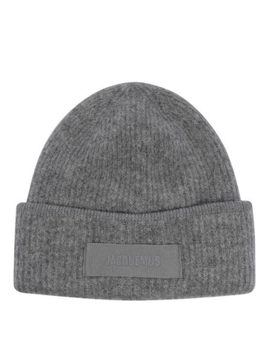 The Gros Grain Beanie Grey - JACQUEMUS - BALAAN 1