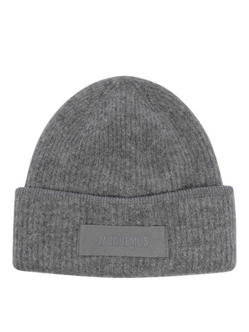 The Gros Grain Beanie Grey - JACQUEMUS - BALAAN 1