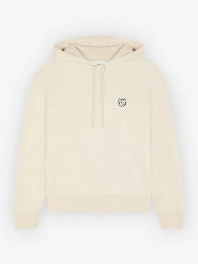 Bold Fox Head Patch Oversize Hoodie Beige - MAISON KITSUNE - BALAAN 3