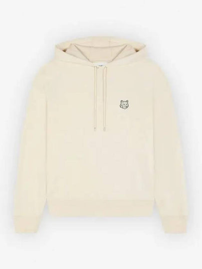 Bold Fox Head Patch Oversize Hoodie Beige - MAISON KITSUNE - BALAAN 2