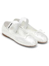 Satin Ballerinas White - MIU MIU - BALAAN 4