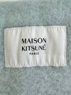 Alpaca Scarf LW06206WA0022 Gray Dawn Blue - MAISON KITSUNE - BALAAN 2