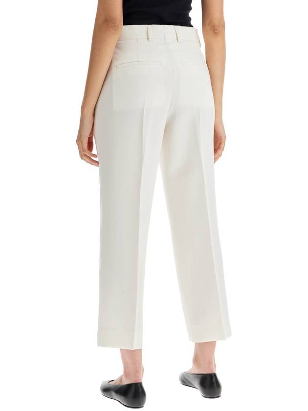 cropped wool blend trousers - TOTEME - BALAAN 3