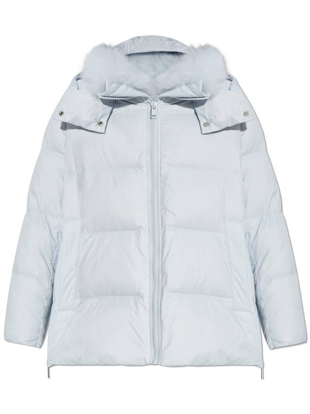 Yves Salomon Down Jacket, Women's, Light Blue - YVES SALOMON - BALAAN 1