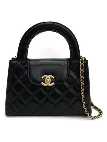 Kelly Bag Small Black Vintage Gold Calfskin 4ET1116 - CHANEL - BALAAN 1