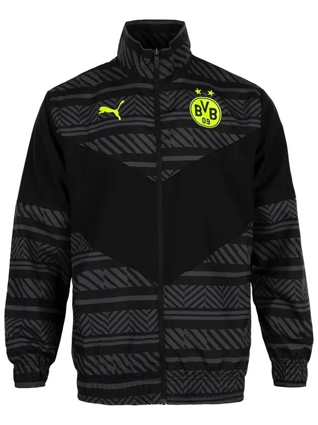 Dortmund Pre-Match Zip-Up Jacket Black - PUMA - BALAAN 2