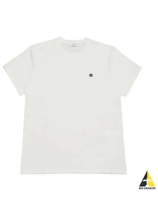 Triomphe Loose Logo Short Sleeve T-Shirt White - CELINE - BALAAN 2