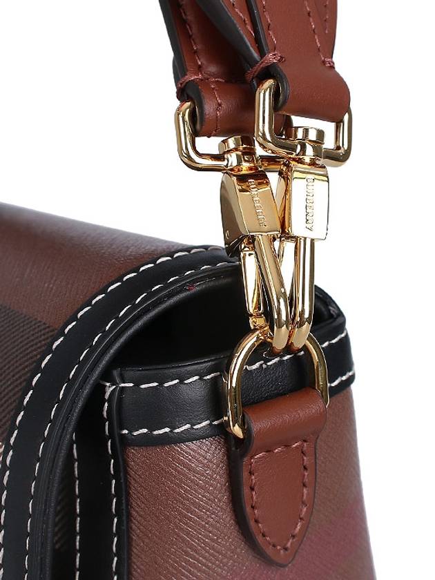 Note Leather Cross Bag Brown - BURBERRY - BALAAN 9