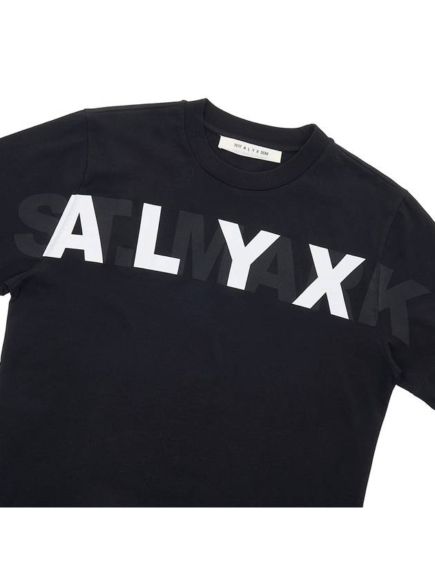 Invert Logo Short Sleeve T-shirt Black - 1017 ALYX 9SM - BALAAN 7