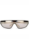 Eyewear Acetate Frame Mirror Lens Sunglasses Black - CELINE - BALAAN 2