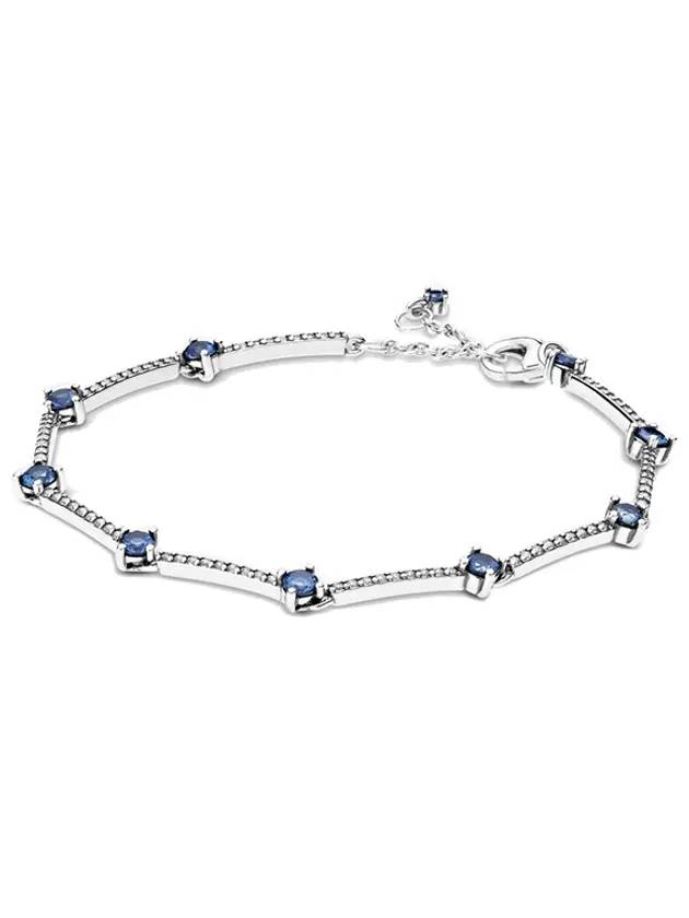 Sparkling Pave Bars Bracelet Silver - PANDORA - BALAAN 1