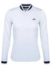 Women's Leonor Mid Layer Golf Zip-Up Jacket White - J.LINDEBERG - BALAAN 2