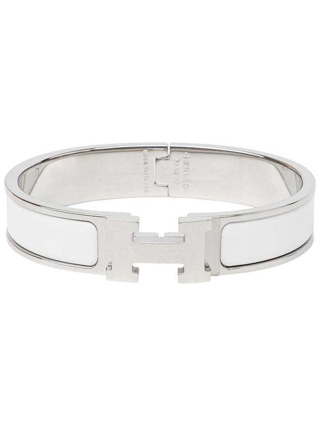 H700001 White Click Ash PM Bracelet 24 Hole Home Invoice 33104 - HERMES - BALAAN 1