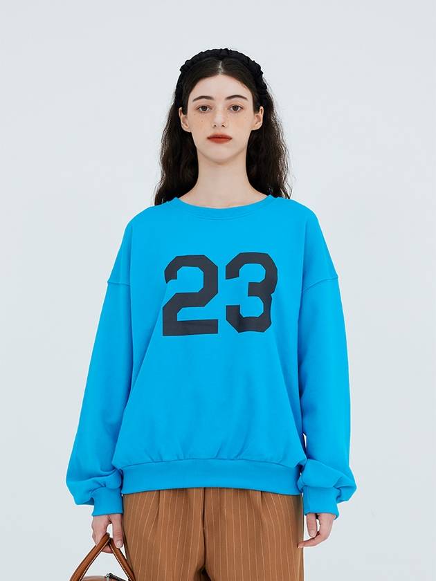 23 Print Sweatshirt Blue - KOOKEESEE - BALAAN 2