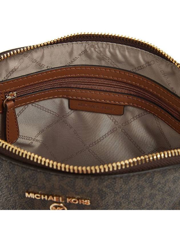 Large Logo Dome Cross Bag Brown - MICHAEL KORS - BALAAN 11