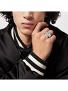 LV Mosaic Cuban Ring Silver - LOUIS VUITTON - BALAAN 5