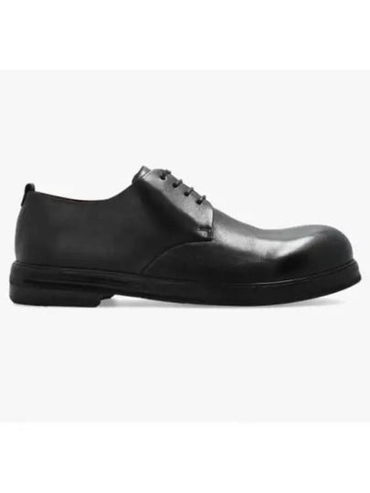 Men's Zucca Zeppa Smooth Leather Lace-Up Derby Black - MARSELL - BALAAN 2