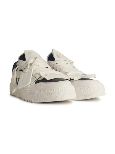 Off-White 'Low 3.0' White Leather Blend Sneakers - OFF WHITE - BALAAN 2