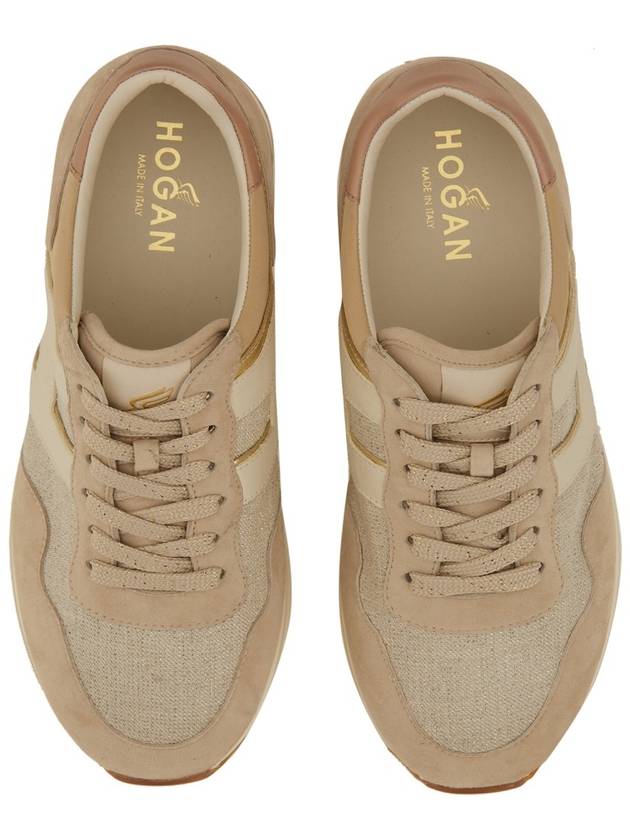 Women's H483 Low Top Sneakers Beige - HOGAN - BALAAN 7