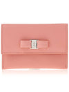 Vara Bow Card Wallet Coral - SALVATORE FERRAGAMO - BALAAN 2