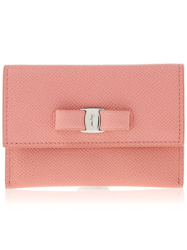 Vara Bow Card Wallet Coral - SALVATORE FERRAGAMO - BALAAN 2