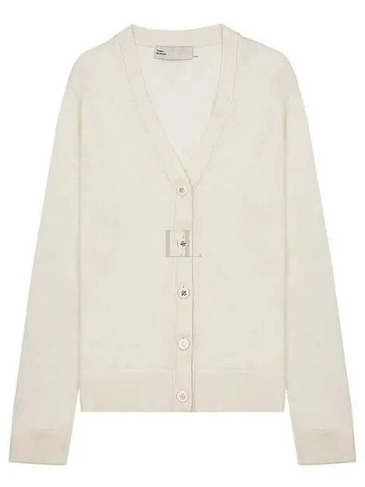 Simone Knit Cardigan Ivory - TORY BURCH - BALAAN 2