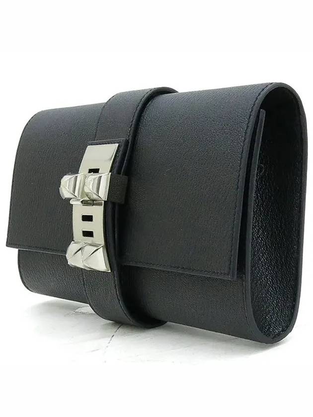 black clutch bag - HERMES - BALAAN 3