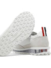 Women Vitello Calf Tech Runner Clear Sole Low Top Sneakers White - THOM BROWNE - BALAAN 6