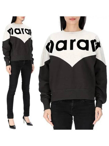 Houston logo SW0006FA A1M08E 02 Ra brushed lining sweatshirt 999484 - ISABEL MARANT - BALAAN 1