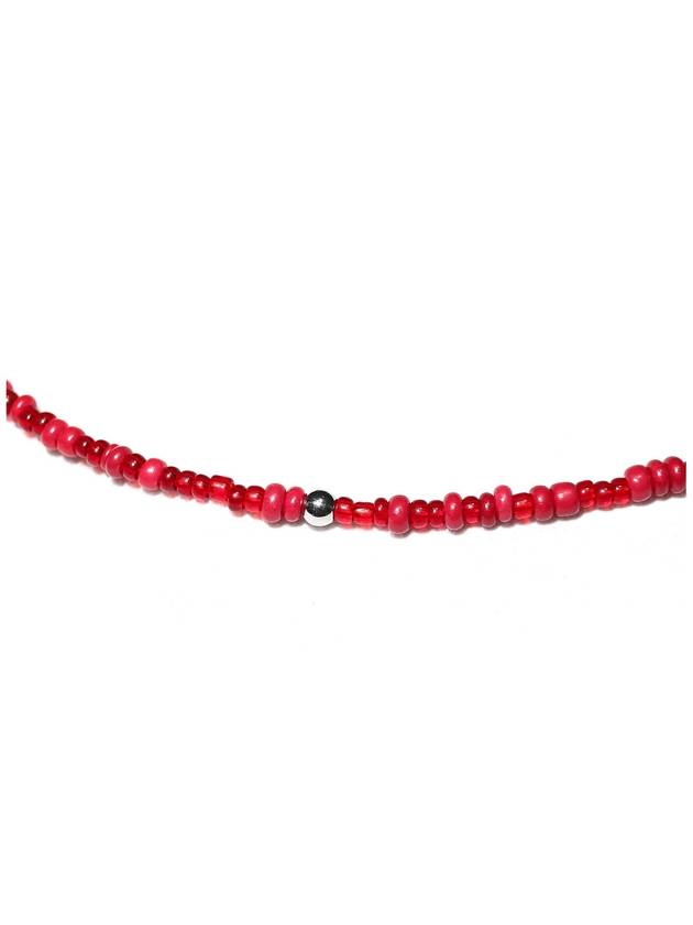 Ball point red necklace - ARCANE FUNK - BALAAN 3