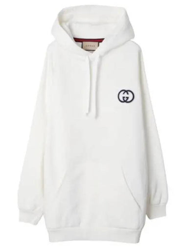 COTTON JERSEY HOODED SWEATSHIRT - GUCCI - BALAAN 1