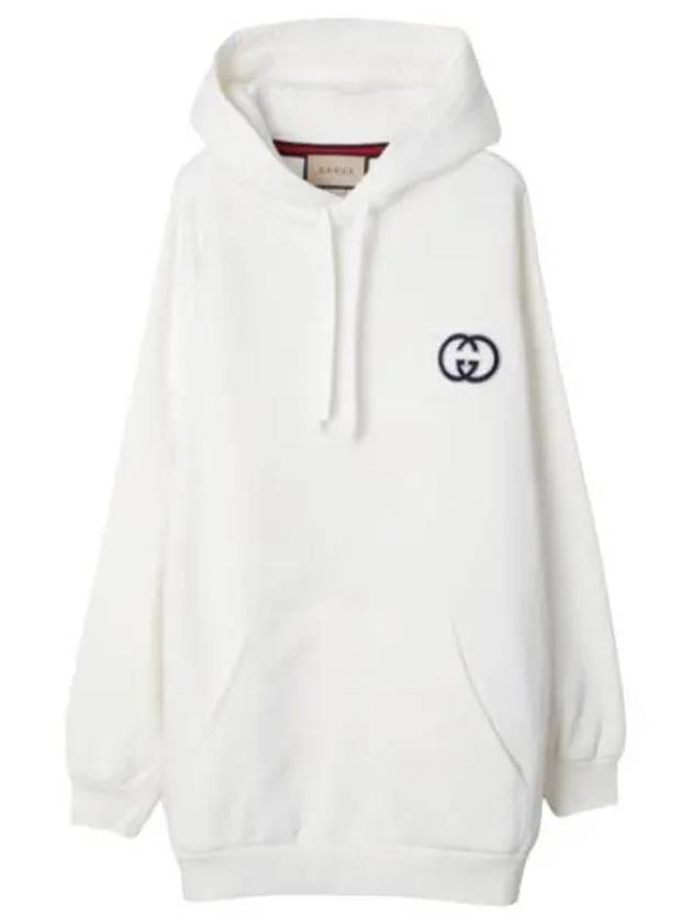 Cotton Jersey Hooded Sweatshirt Women - GUCCI - BALAAN 1