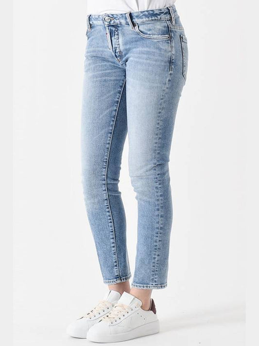 Light Clean Wash Jennifer Cropped Jeans Blue - DSQUARED2 - BALAAN 2