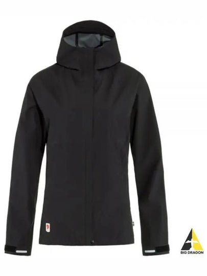 Women's High Coast Hydratic Trail Jacket Black - FJALL RAVEN - BALAAN 2