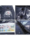 1C51300 68950 742 MOKA Glossy Navy Long Padding - MONCLER - BALAAN 4