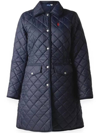 Pony Diamond Quilted Long Jacket 211940997 001 - POLO RALPH LAUREN - BALAAN 2