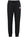 Men's Huron Logo Jogger Pants Black - CANADA GOOSE - BALAAN 1